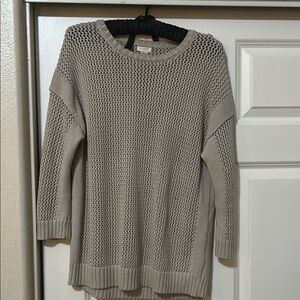 Women's Taupe Fisherman Sweater